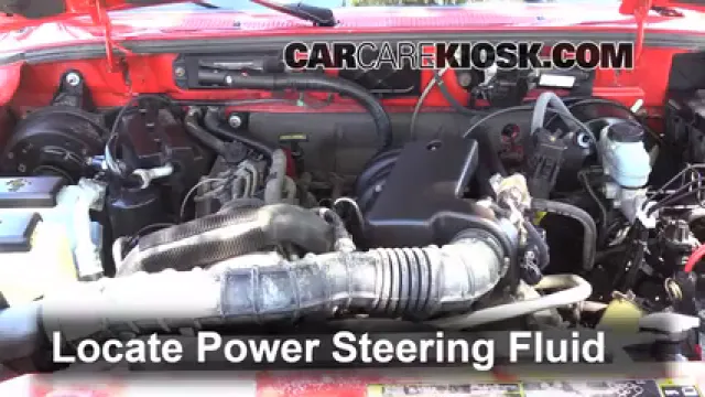 2004 Mazda B3000 SE 3.0L V6 Power Steering Fluid Add Fluid